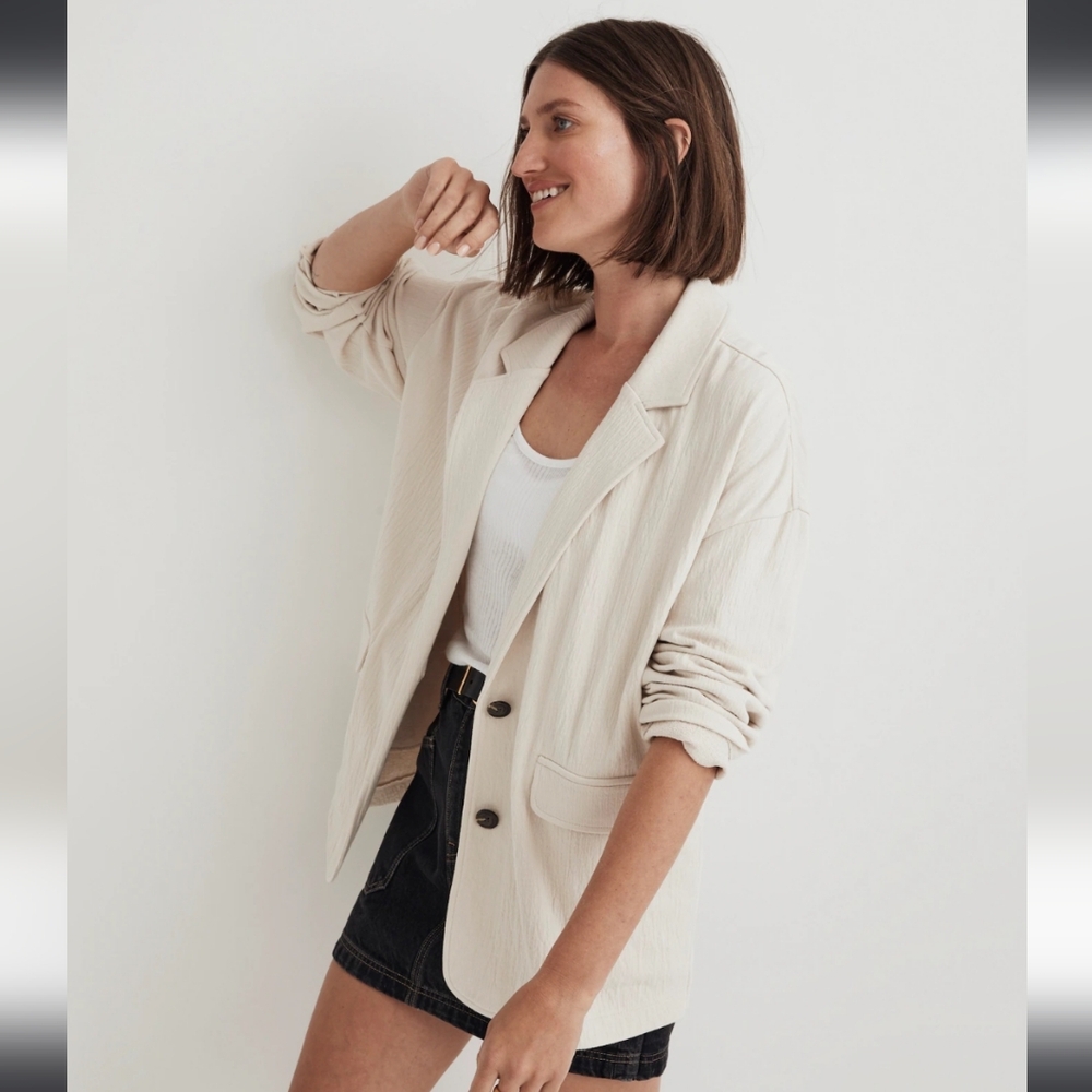 Madewell Terry Blazer